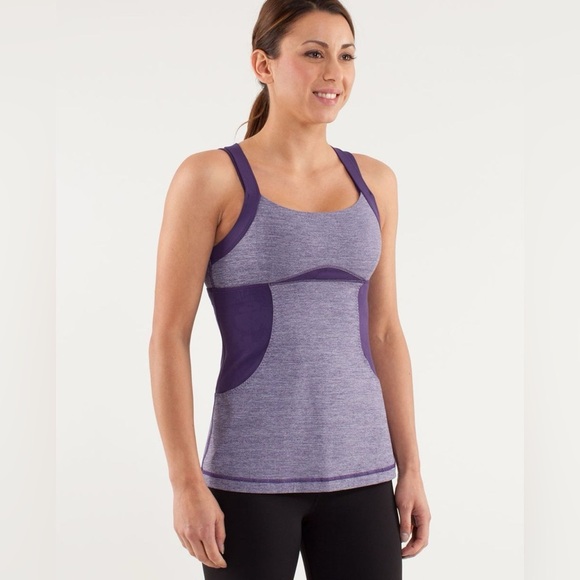 lululemon athletica Tops - LULULEMON PURPLE Chaturanga Tank